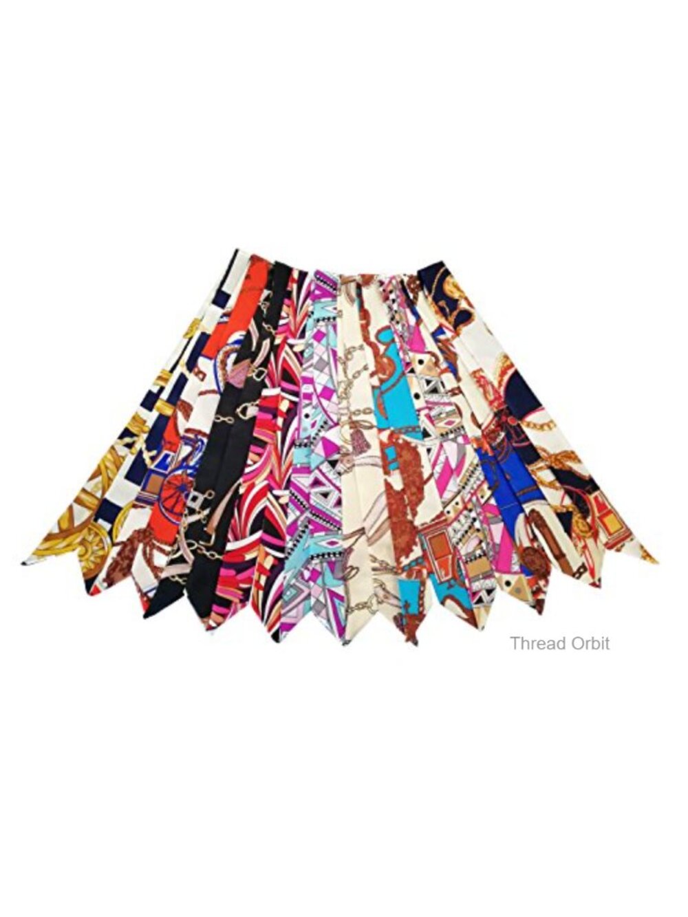 Silk Fashion Scarf Ribbon 100x4cm Neck Headband Bag Handle Wrap